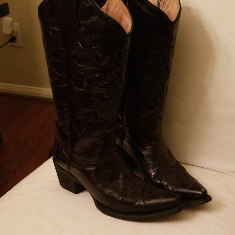 Circle G Leather Boots